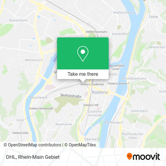 Карта DHL