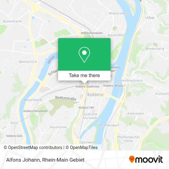 Карта Alfons Johann