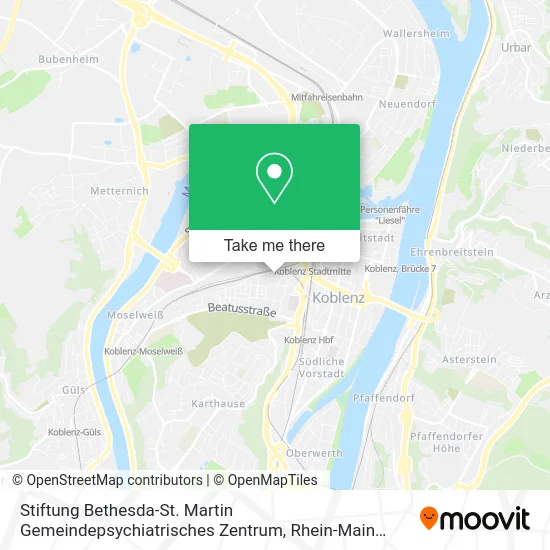 Stiftung Bethesda-St. Martin Gemeindepsychiatrisches Zentrum map