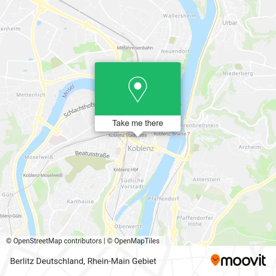 Карта Berlitz Deutschland