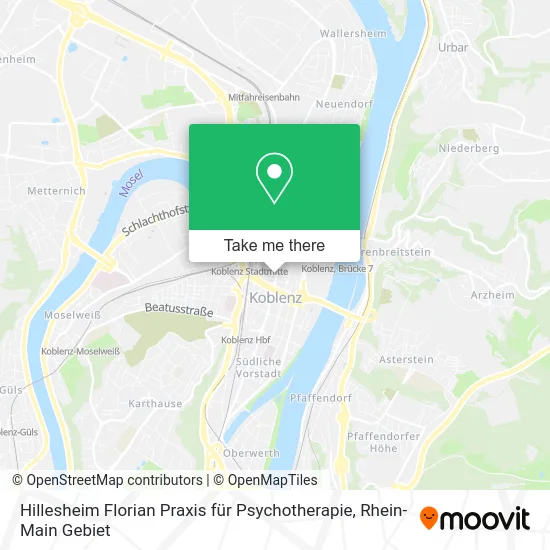 Карта Hillesheim Florian Praxis für Psychotherapie
