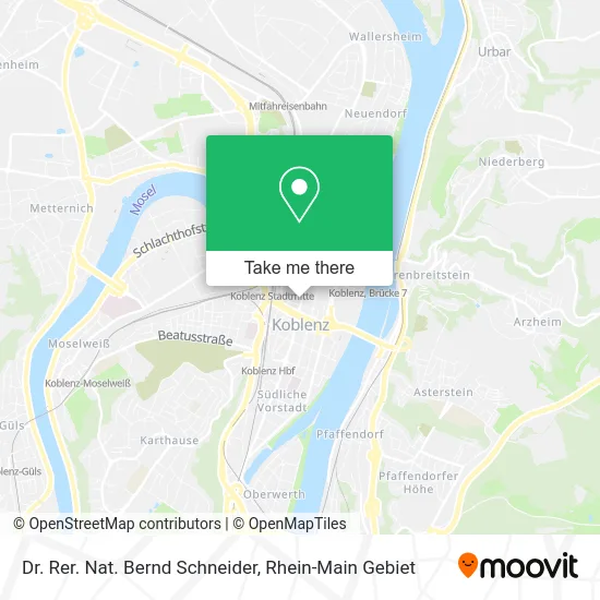 Карта Dr. Rer. Nat. Bernd Schneider