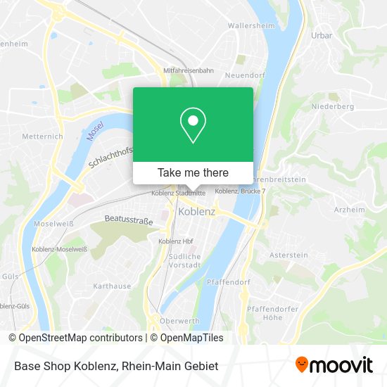 Карта Base Shop Koblenz