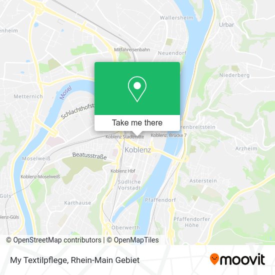 Карта My Textilpflege