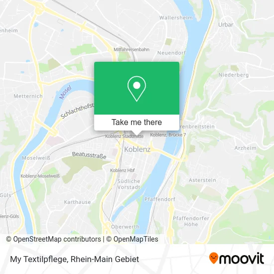 Карта My Textilpflege