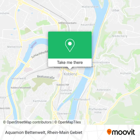 Карта Aquamon Bettenwelt