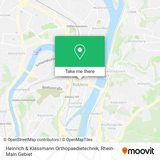 Карта Heinrich & Klassmann Orthopaedietechnik