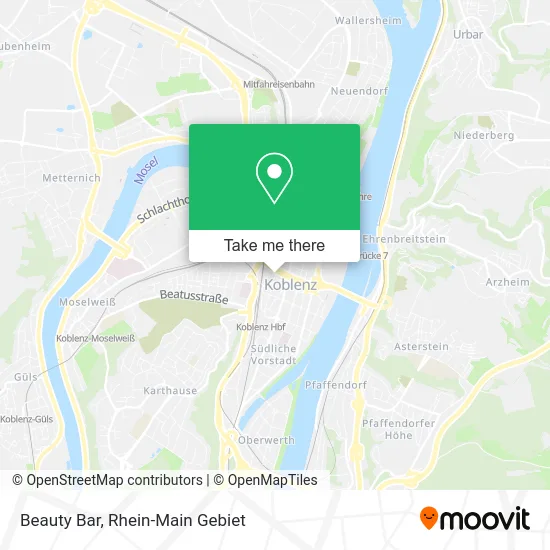 Карта Beauty Bar