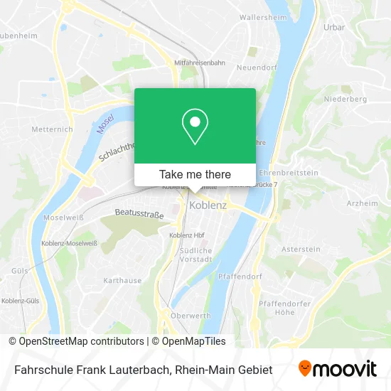 Карта Fahrschule Frank Lauterbach