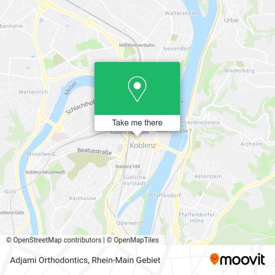 Карта Adjami Orthodontics