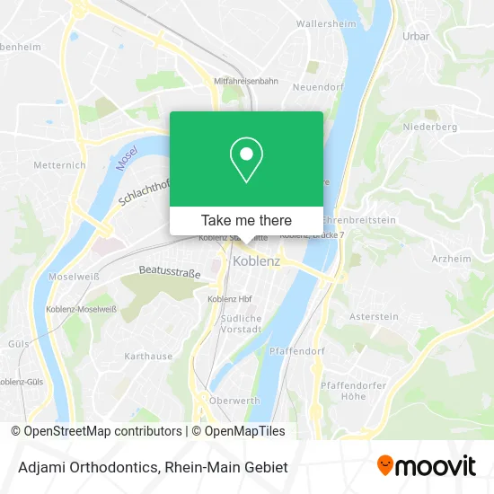 Карта Adjami Orthodontics