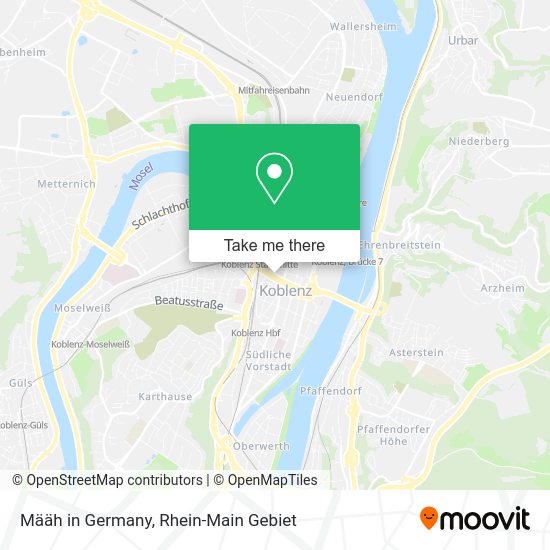 Карта Määh in Germany