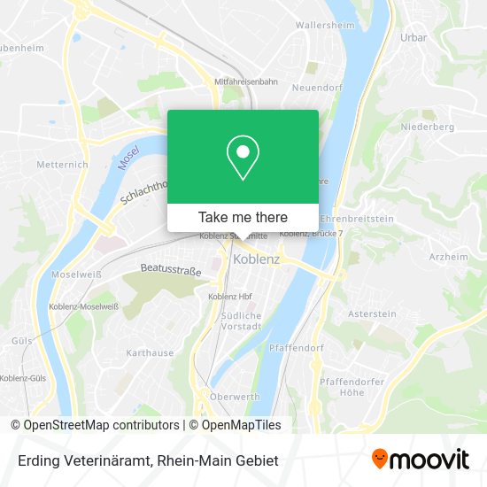 Карта Erding Veterinäramt