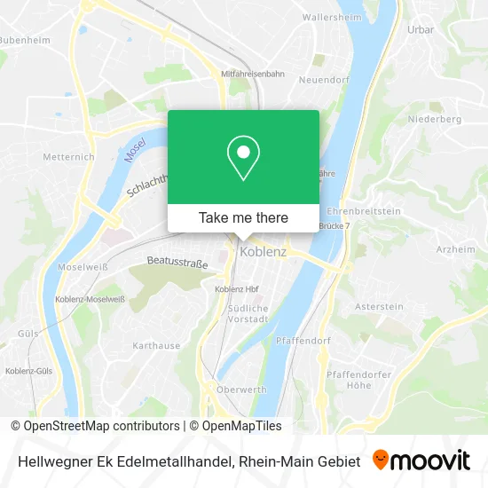 Карта Hellwegner Ek Edelmetallhandel