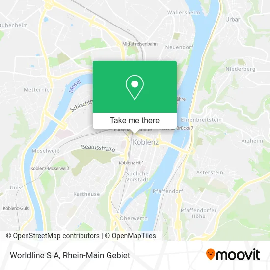 Worldline S A map