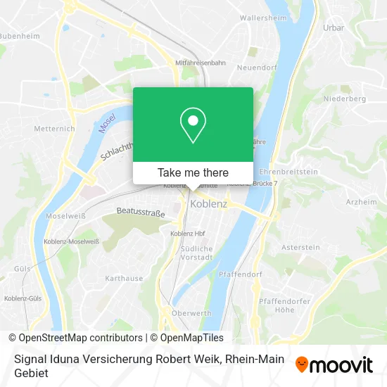 Карта Signal Iduna Versicherung Robert Weik