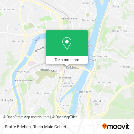 Карта Stoffe Erleben