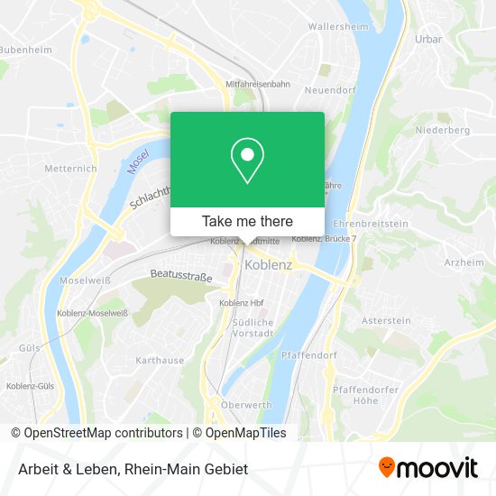 Карта Arbeit & Leben