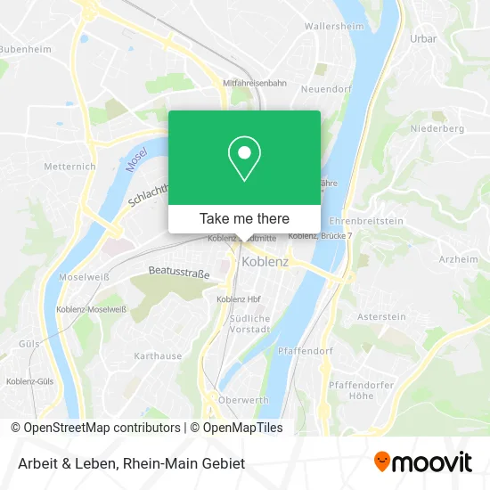 Карта Arbeit & Leben