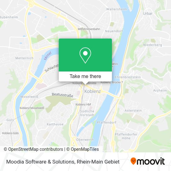 Карта Moodia Software & Solutions