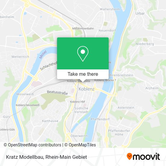 Карта Kratz Modellbau