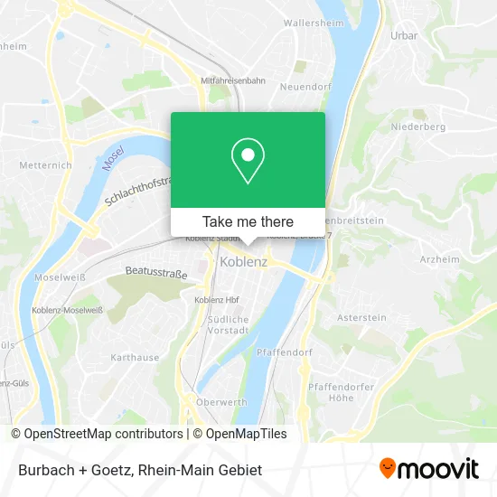 Карта Burbach + Goetz