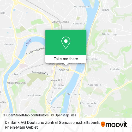 Карта Dz Bank AG Deutsche Zentral Genossenschaftsbank