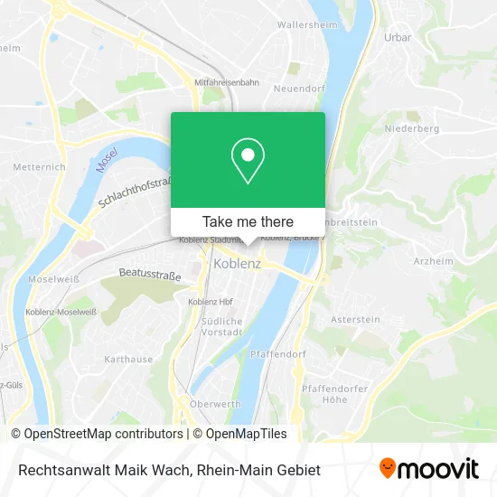 Карта Rechtsanwalt Maik Wach