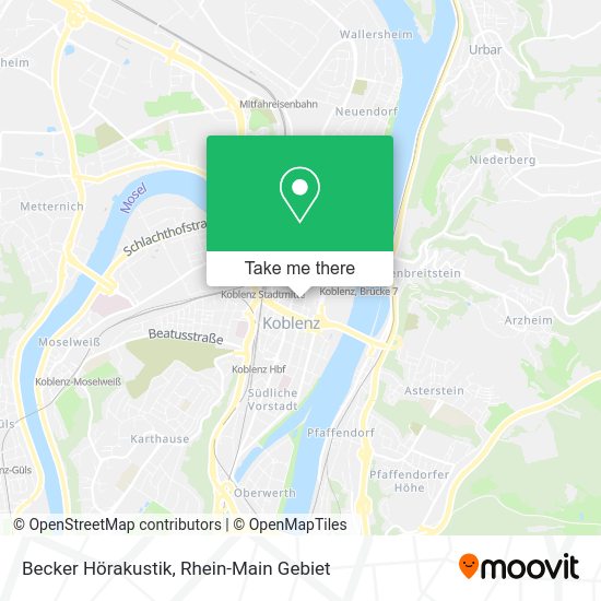 Карта Becker Hörakustik