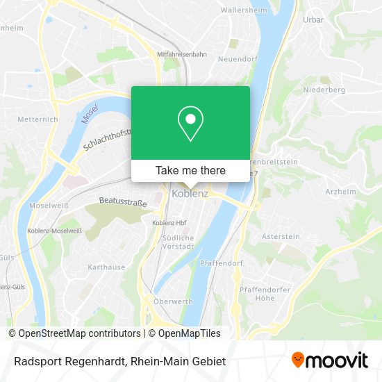 Карта Radsport Regenhardt