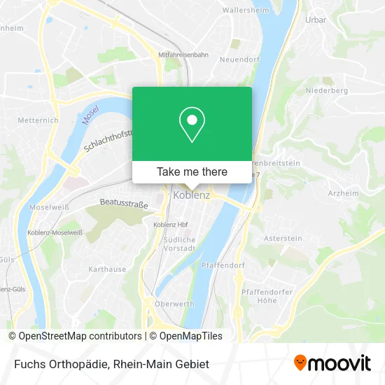 Карта Fuchs Orthopädie