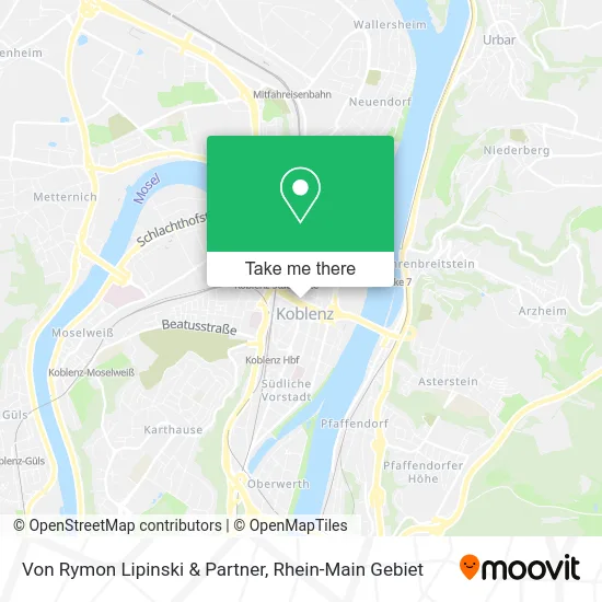 Карта Von Rymon Lipinski & Partner