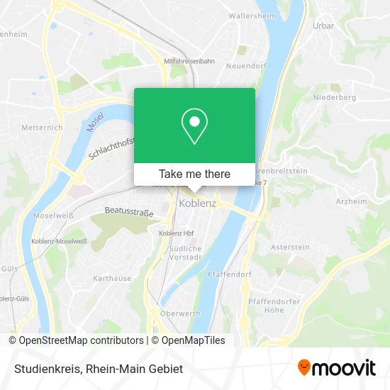 Карта Studienkreis