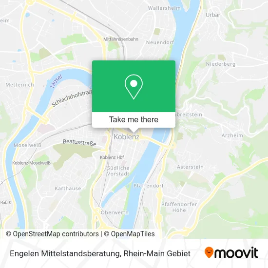 Карта Engelen Mittelstandsberatung