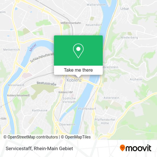 Карта Servicestaff