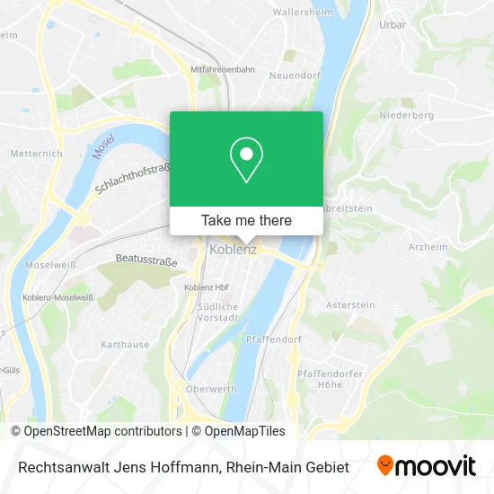 Карта Rechtsanwalt Jens Hoffmann