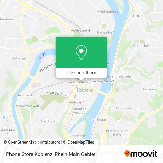 Карта Phone Store Koblenz