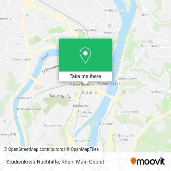 Карта Studienkreis-Nachhilfe