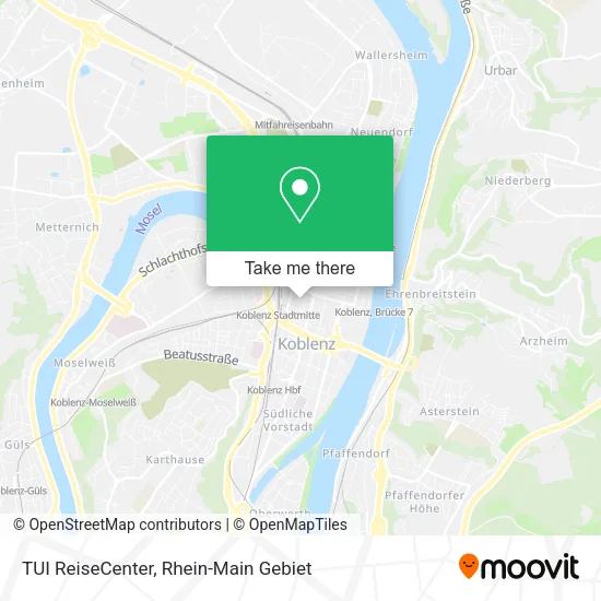 Карта TUI ReiseCenter
