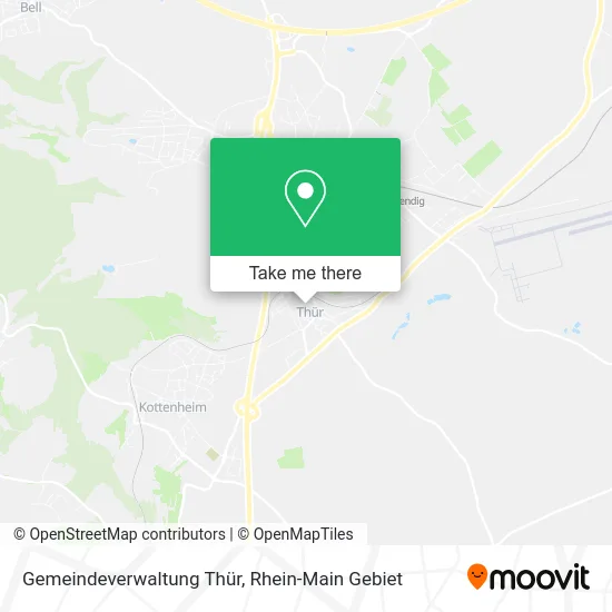 Карта Gemeindeverwaltung Thür