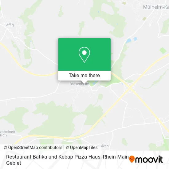 Карта Restaurant Batika und Kebap Pizza Haus