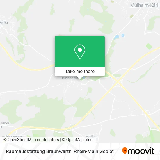 Карта Raumausstattung Braunwarth