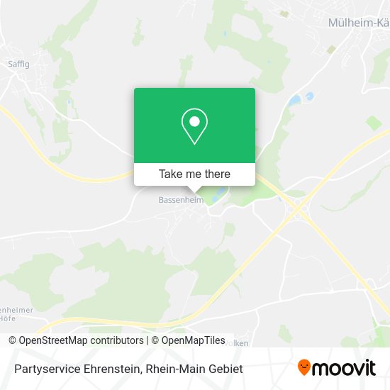 Карта Partyservice Ehrenstein