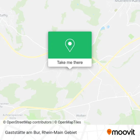 Карта Gaststätte am Bur