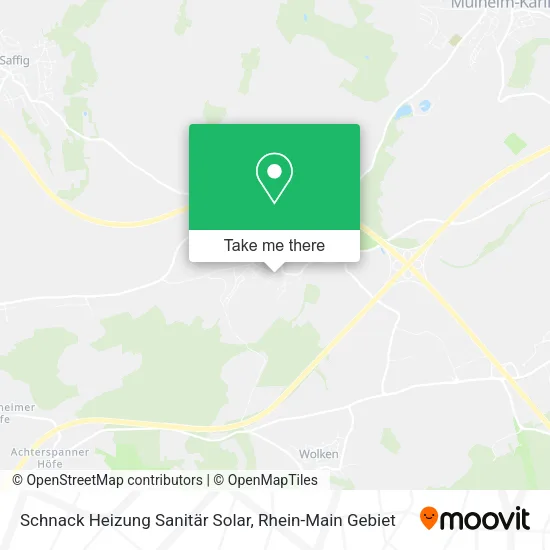 Карта Schnack Heizung Sanitär Solar