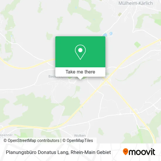 Карта Planungsbüro Donatus Lang