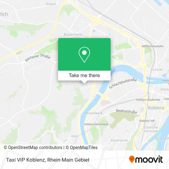 Карта Taxi VIP Koblenz