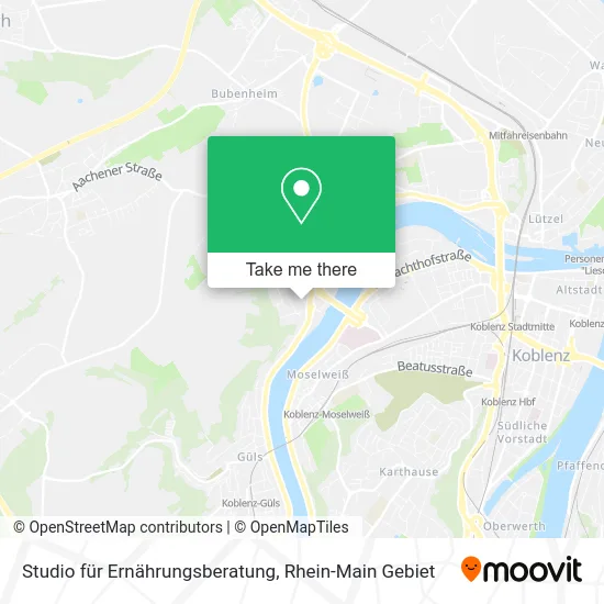 Карта Studio für Ernährungsberatung