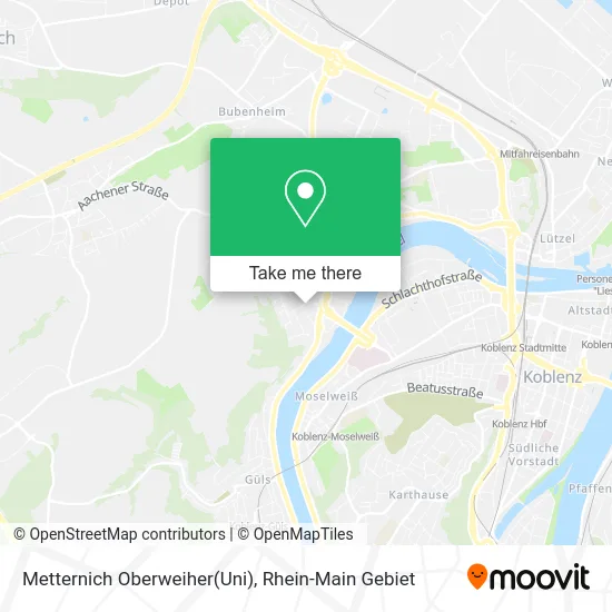 Карта Metternich Oberweiher(Uni)