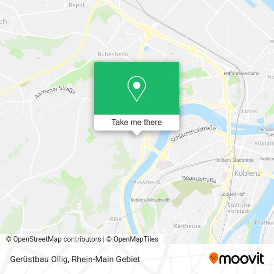 Карта Gerüstbau Ollig